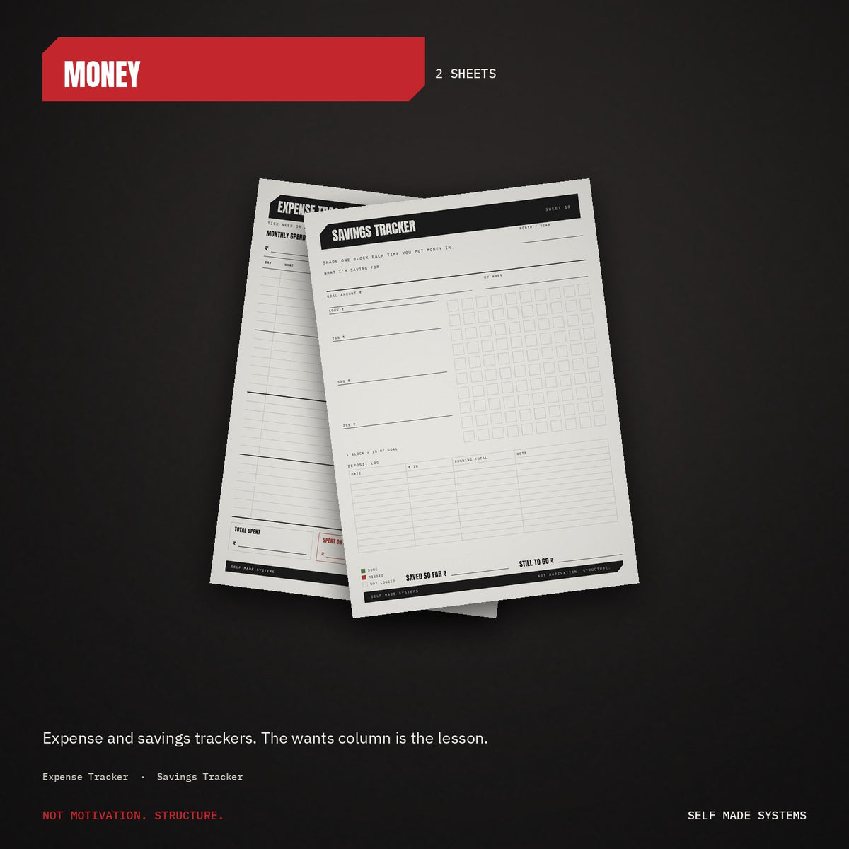 31 Day Monthly Planning Habit Tracker
