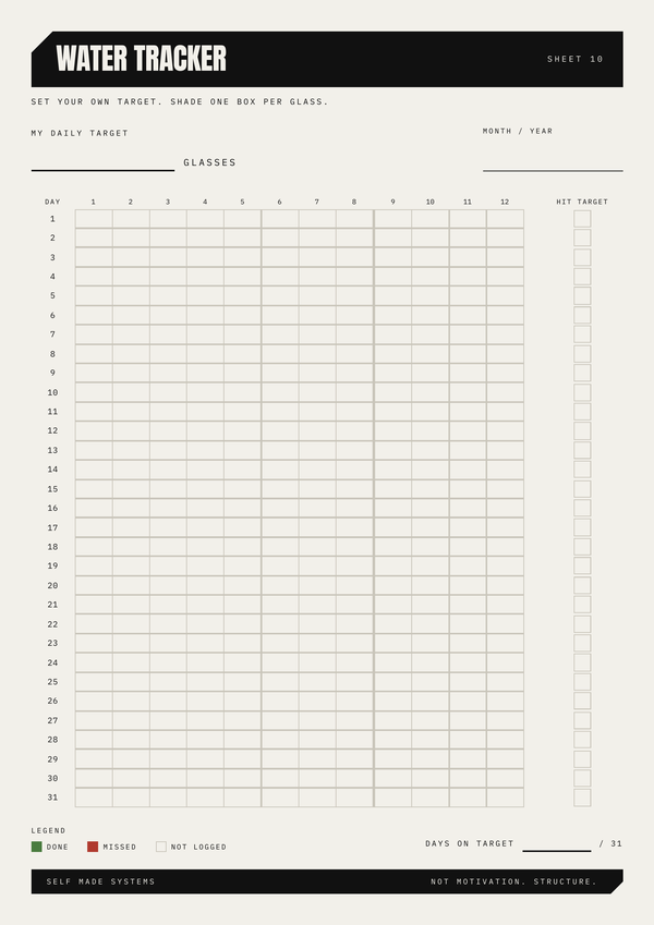 Water Intake Tracker