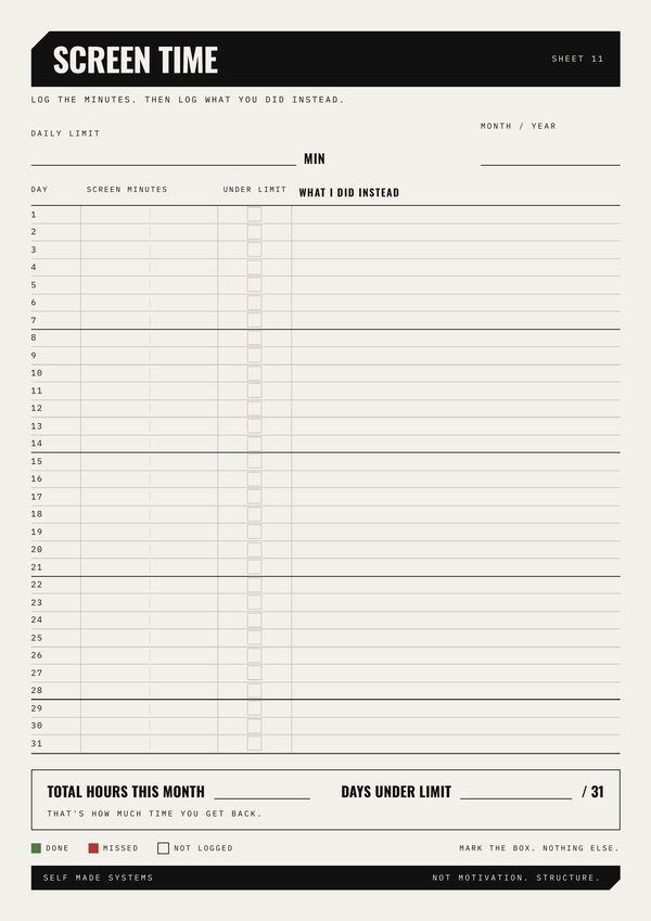 Screen-Time Tracker